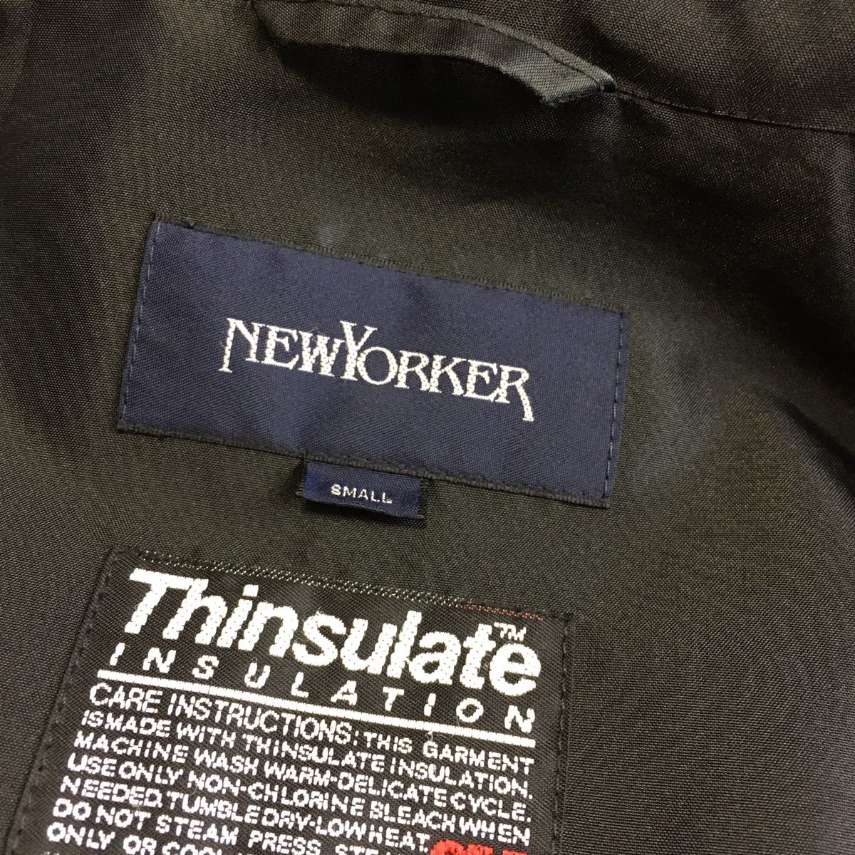 NEWYORKER ニューヨーカー ジャケット サイズS ジップアップ 薄手 (管理番号2309IZ84400)_画像2