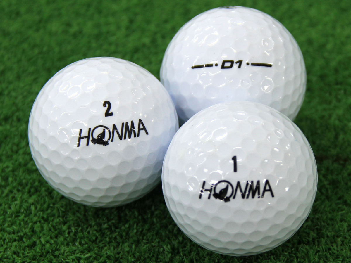ABランク ホンマ HONMA D1 2018年モデル ホワイト 100個 球手箱 ロストボール