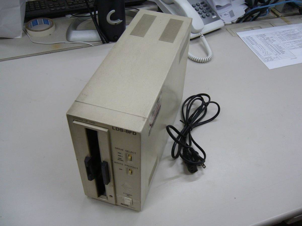 PC-98 8インチフロッピーディスクドライブ　LDS-8FD　中古　動作品　_画像4