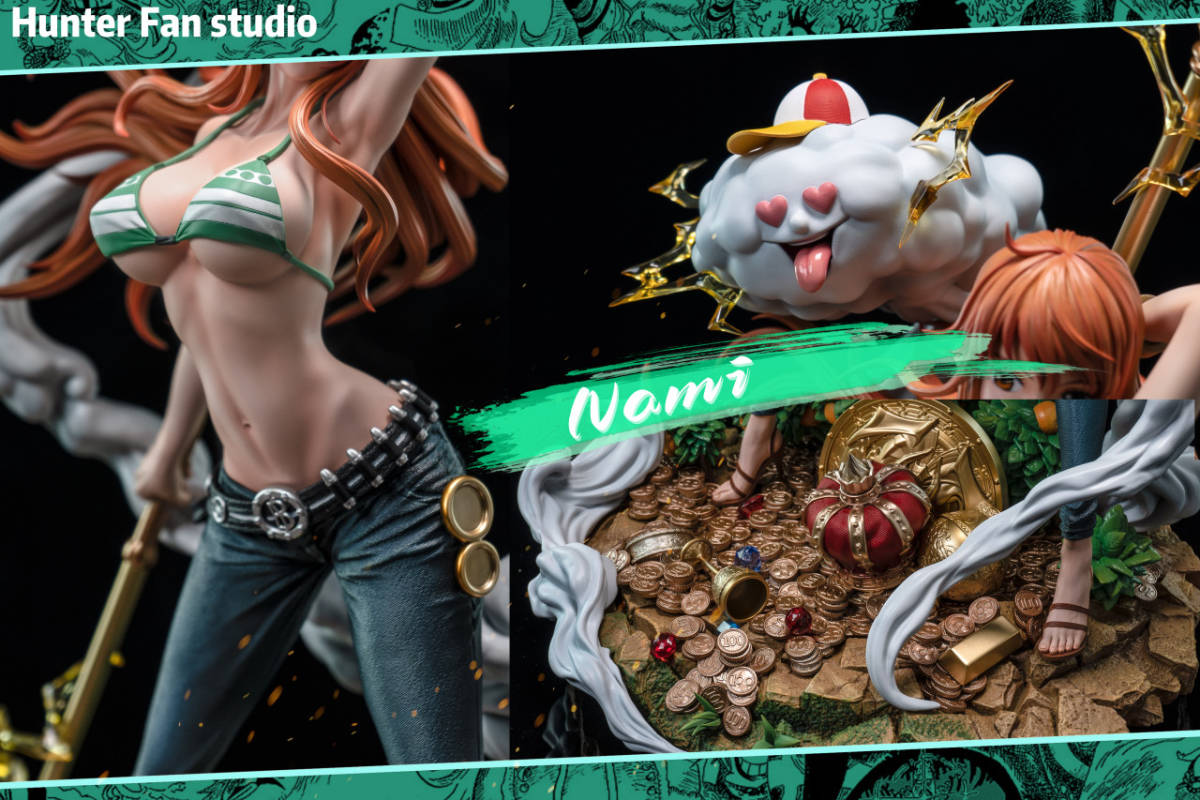 ONE PIECE ナミ 1/4 高さ53cm 完成塗装済みガレージキット ONE PIECE ナミ 1/4 高さ53cm 完成塗装済みガレージキット