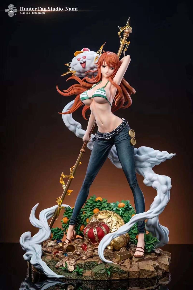 画像確認用) ONEPIECE ナミ 1/4 完成塗装済みガレージキット 画像確認用) ONEPIECE ナミ 1/4 完成塗装済みガレージキット