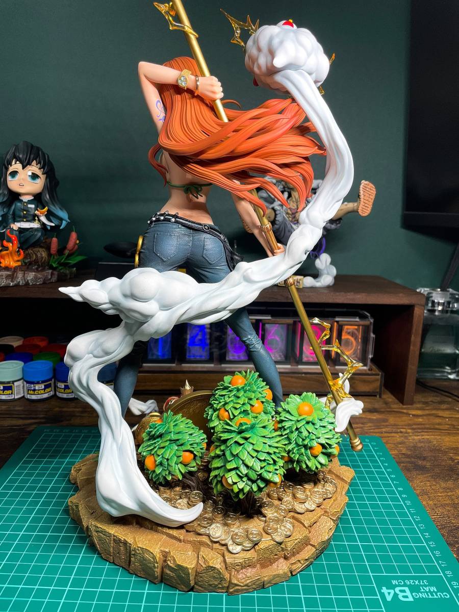 画像確認用) ONEPIECE ナミ 1/4 完成塗装済みガレージキット 画像確認用) ONEPIECE ナミ 1/4 完成塗装済みガレージキット