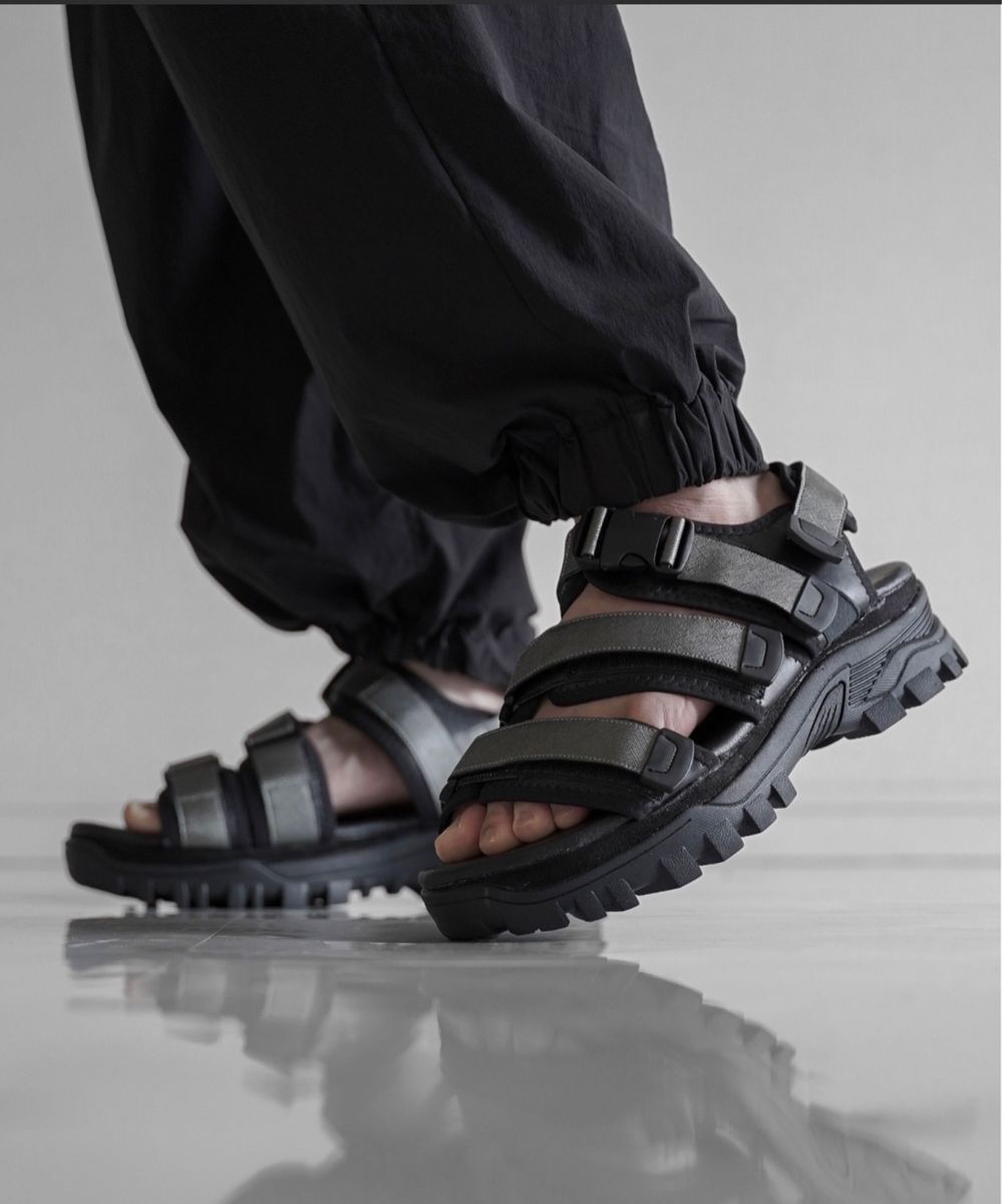 サンダル Synthetic Leather Sneaker Sandal - シンセティックレザースニーカーサンダル