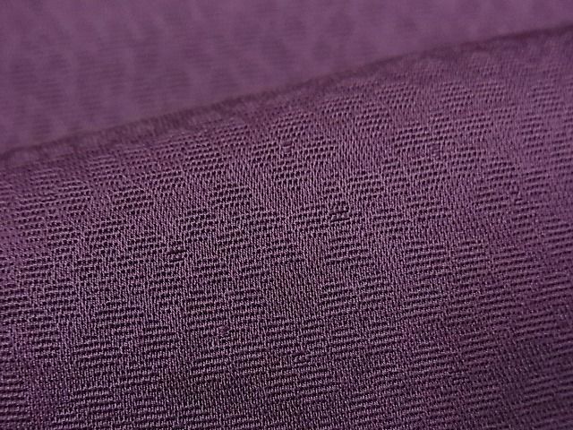 平和屋野田店■上質な色無地　古代紫色　逸品　n-fw1822_画像6