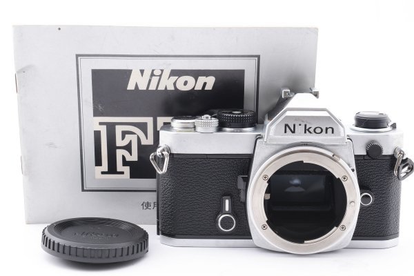 ★超美品　動作確認済★ NIKON ニコン FM シルバー フィルムカメラ　説明書付　モルト新品交換済 防湿庫管理　#Y894_画像1