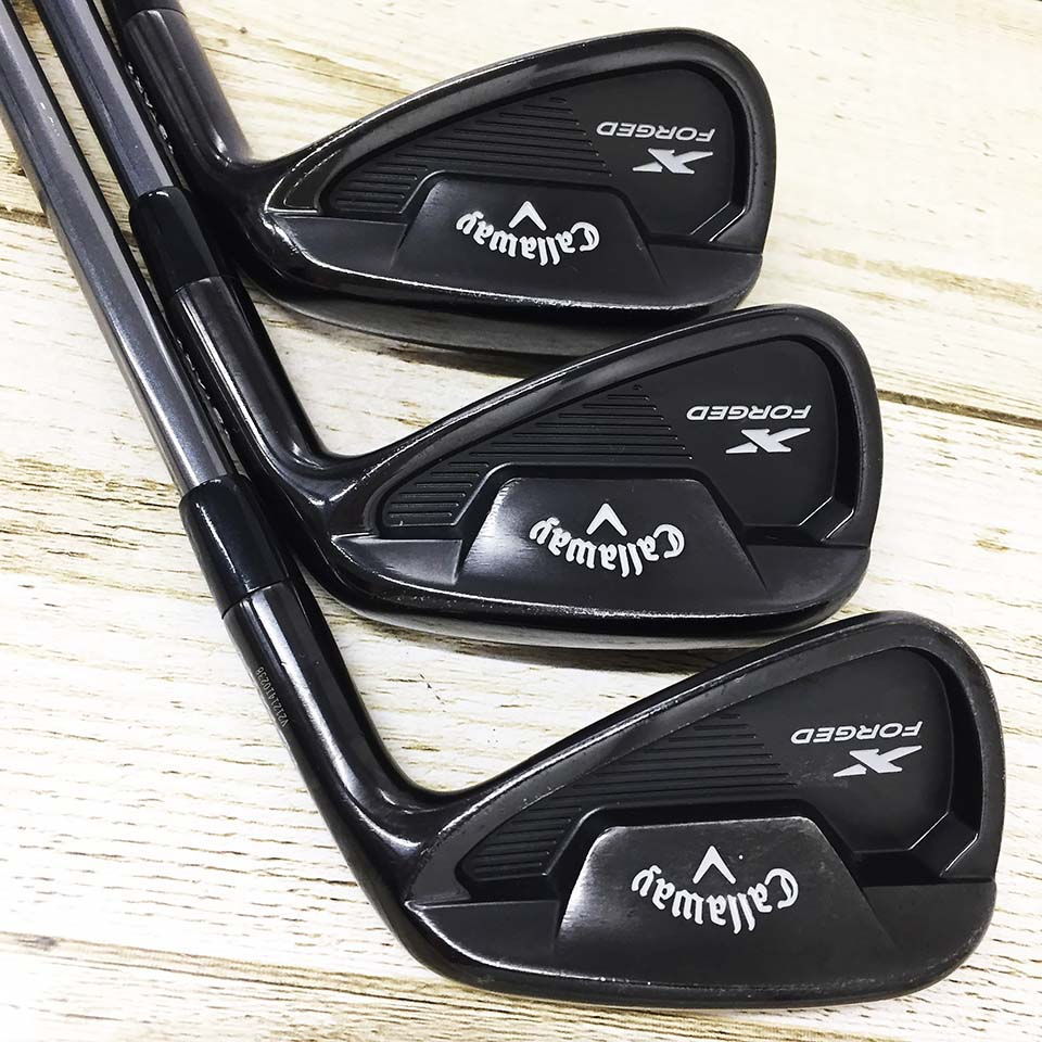 (中古)キャロウェイ X FORGED STAR 2021 クリスタルブラック アイアンセット 5-9P 6本組 Sフレックス NSプロ MODUS 3 TOUR 105 Cランク_画像8