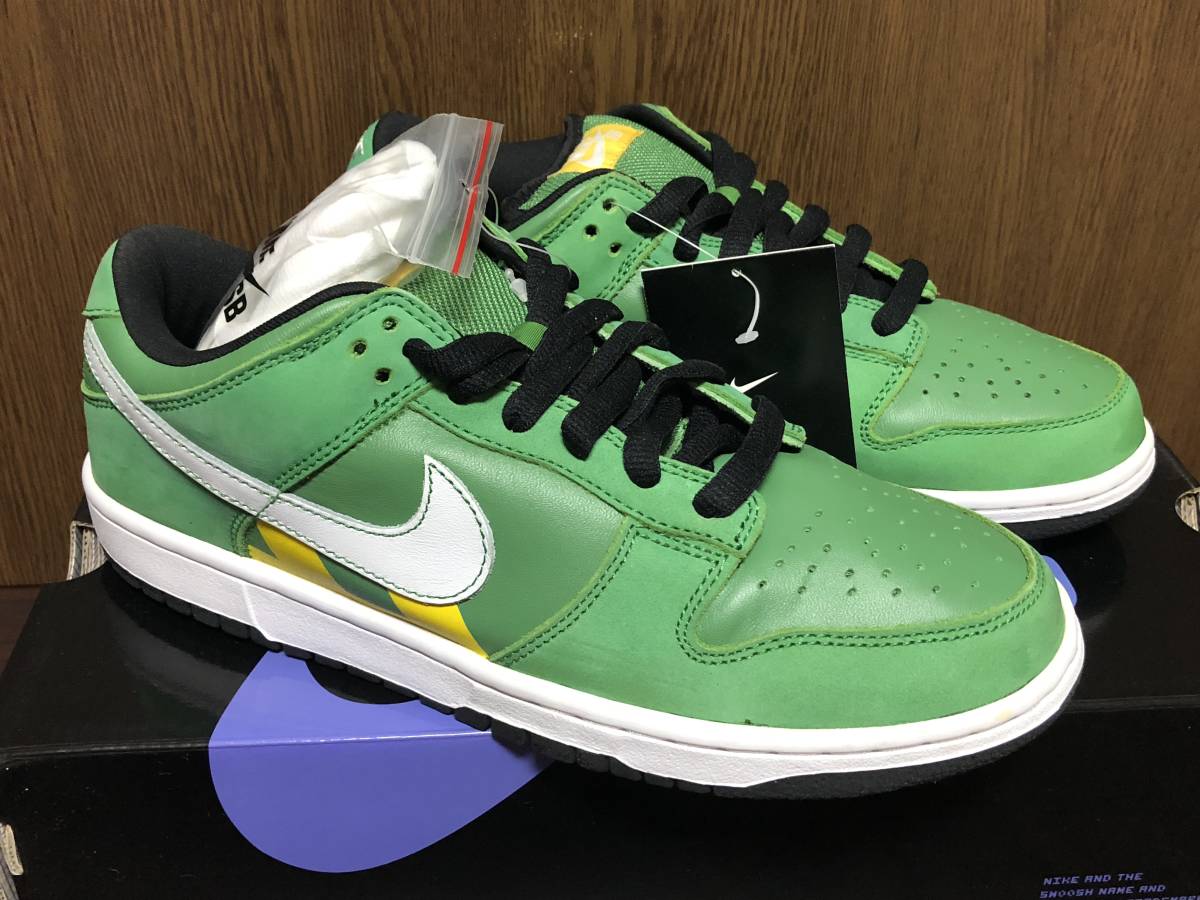 06年製 NIKE DUNK LOW PRO SB TAXI CAB PACK ナイキ ダンク プロ タクシー 東京無線 【304292-311】グリーン 緑 US8.5_画像2