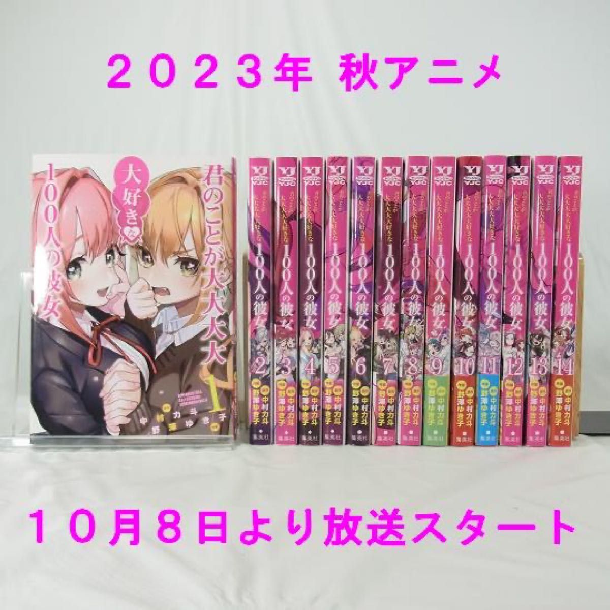 【2023年秋アニメ】君のことが大大大大大好きな100人の彼女／１巻～１４巻セット【コミック】