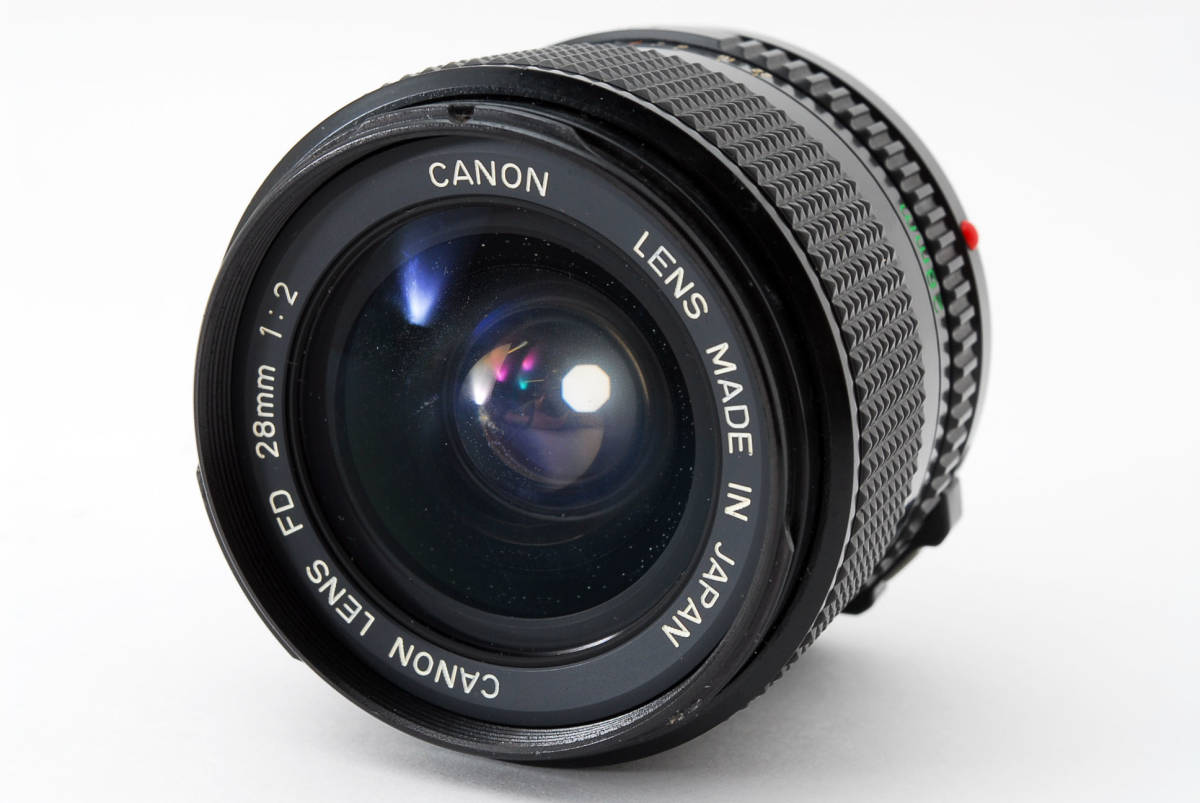 殿堂 【希少】 Canon #3070 FDマウント 単焦点 F2 28mm FD New