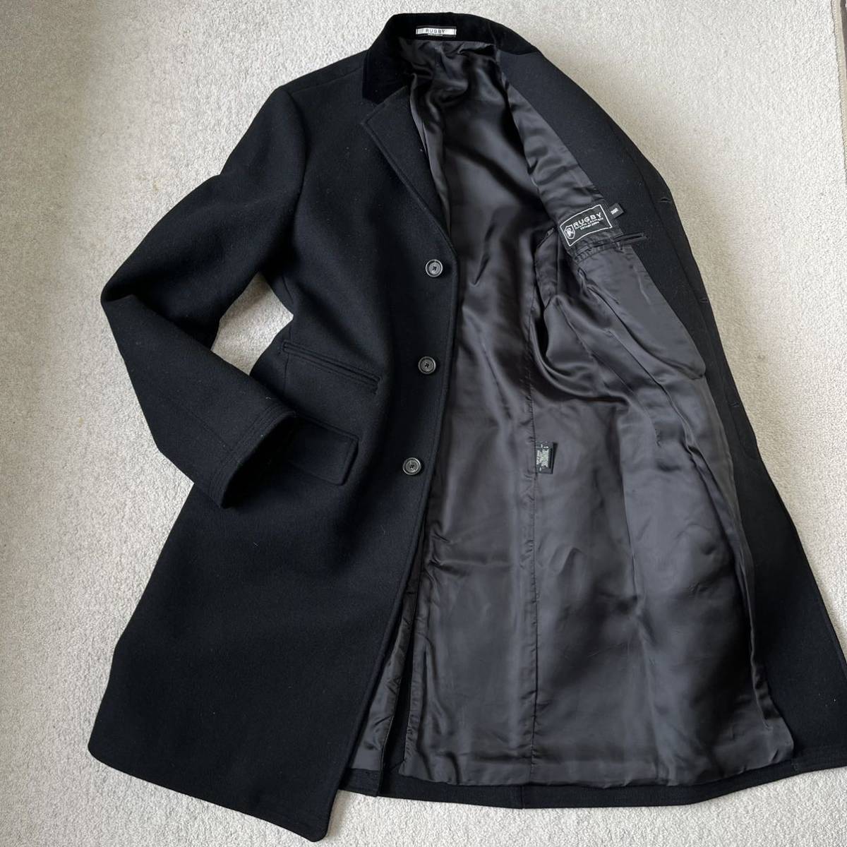 ラルフローレンのコート XL サイズ 黒 Yahoo!フリマ（旧）-