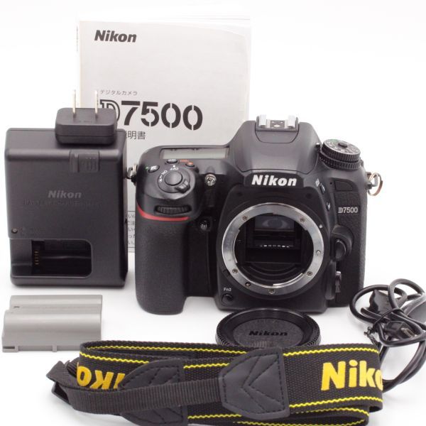 訳ありセール 格安） 【極上品】 Nikon D7500 ボディ ブラック #2255