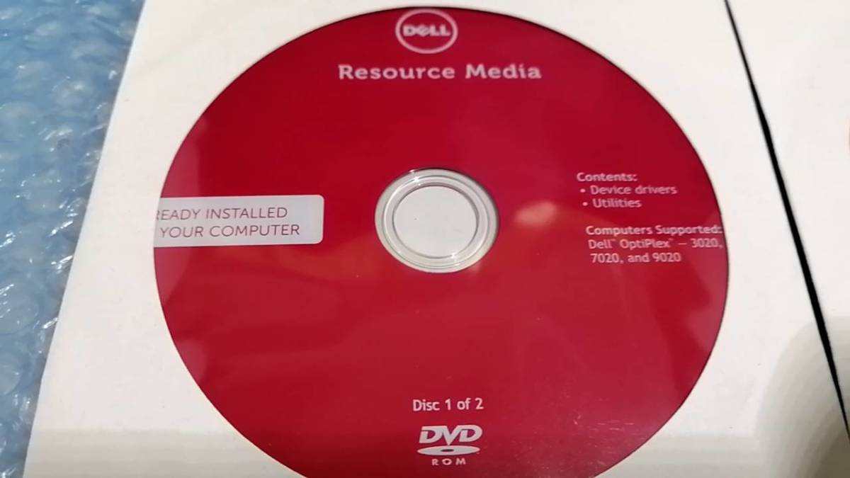 SB136 3枚組 DELL Optiplex 3020 7020 9020 + Windows7 リカバリ ドライバー ディスク DVD 　_画像2