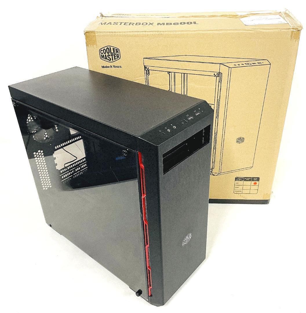 Cooler Master MasterBox MB600L Red ミドルタワー型 PCケース MCB-B600L-KA5N-S00 クーラーマスター