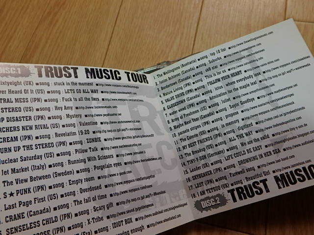 n005u　中古CD　TRUST MUSIC TOUR VOL1_画像5