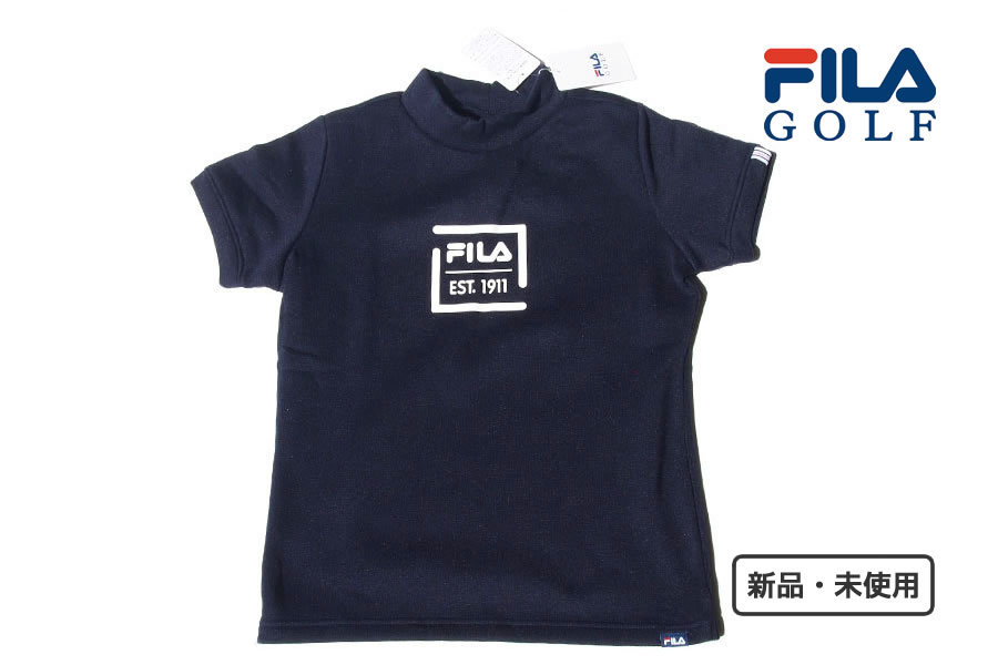 送料無料★新品｜未使用｜フィラゴルフ｜FILA GOLF｜裏起毛ハーフスリーブハイネックシャツ｜レディースゴルフウェア｜M