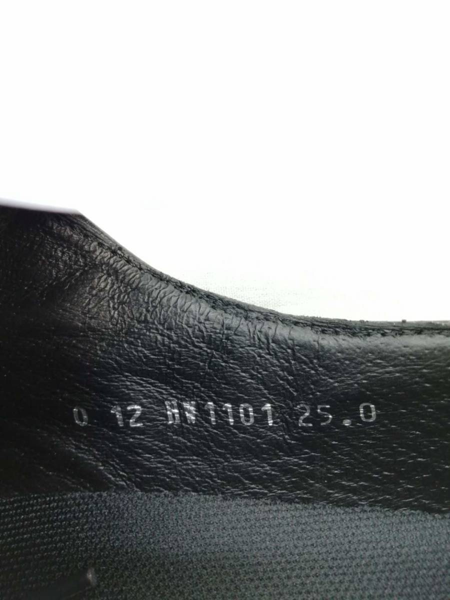 25.0cm 黒 新品 即決 ビジネスシューズ ブラック 革靴 通勤靴 メンズシューズ カジュアルシューズ HW1101-blk-250の画像6