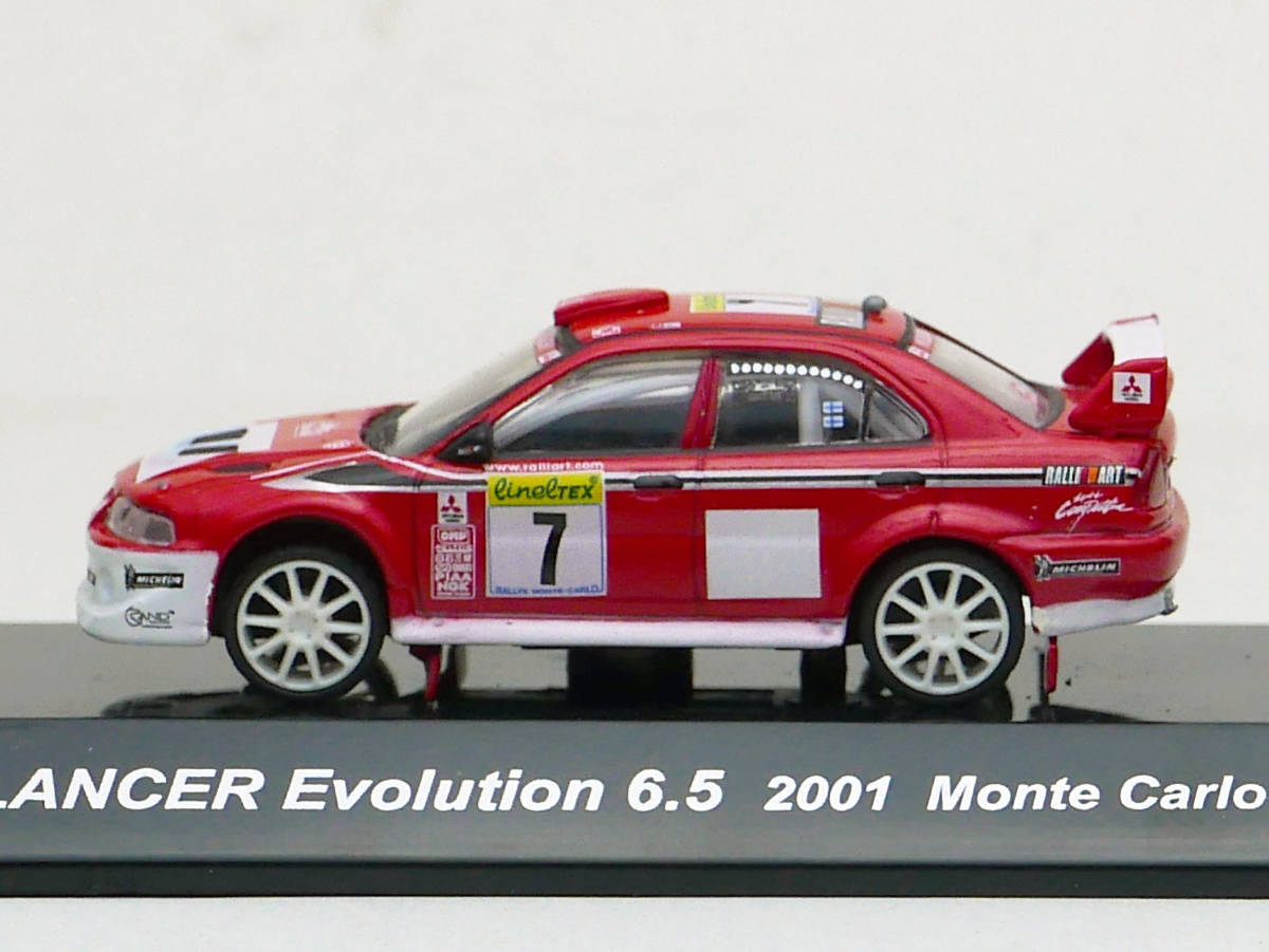 1/64 CM'S 三菱 ランサーエボリューション6.5 #7 Marlboro Monte Carlo 2001 1st ラリーカーコレクションSS07三菱2_画像2