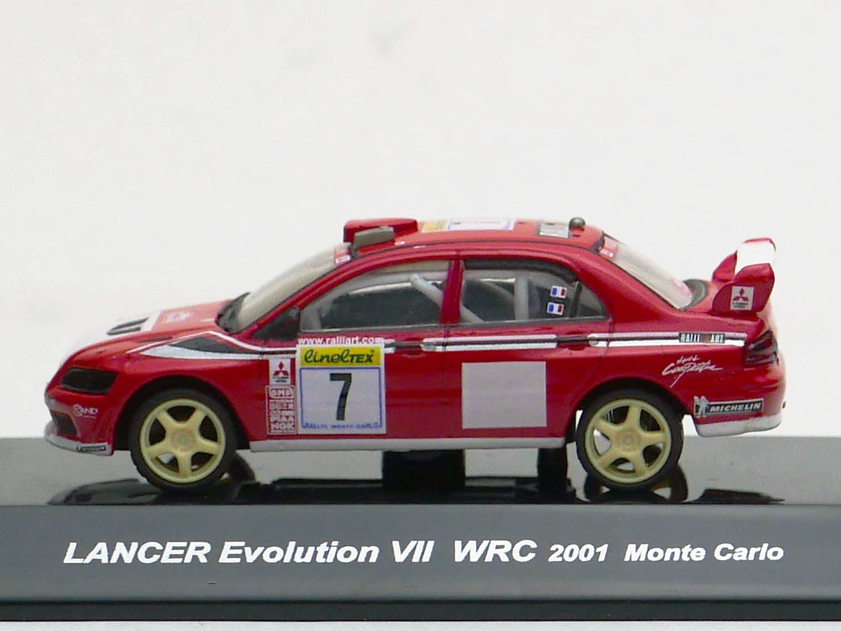 1/64 CM'S 三菱 ランサーエボリューションWRC #7 Marlboro Monte Carlo 2002 9th ラリーカーコレクションSS02三菱1_画像2