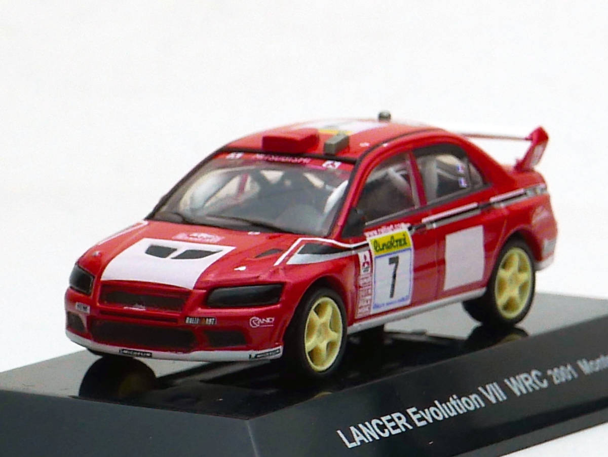 1/64 CM'S 三菱 ランサーエボリューションWRC #7 Marlboro Monte Carlo 2002 9th ラリーカーコレクションSS02三菱1_画像1