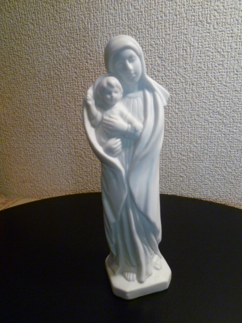 聖母マリア像　石膏　新品・未使用・展示品B_画像1
