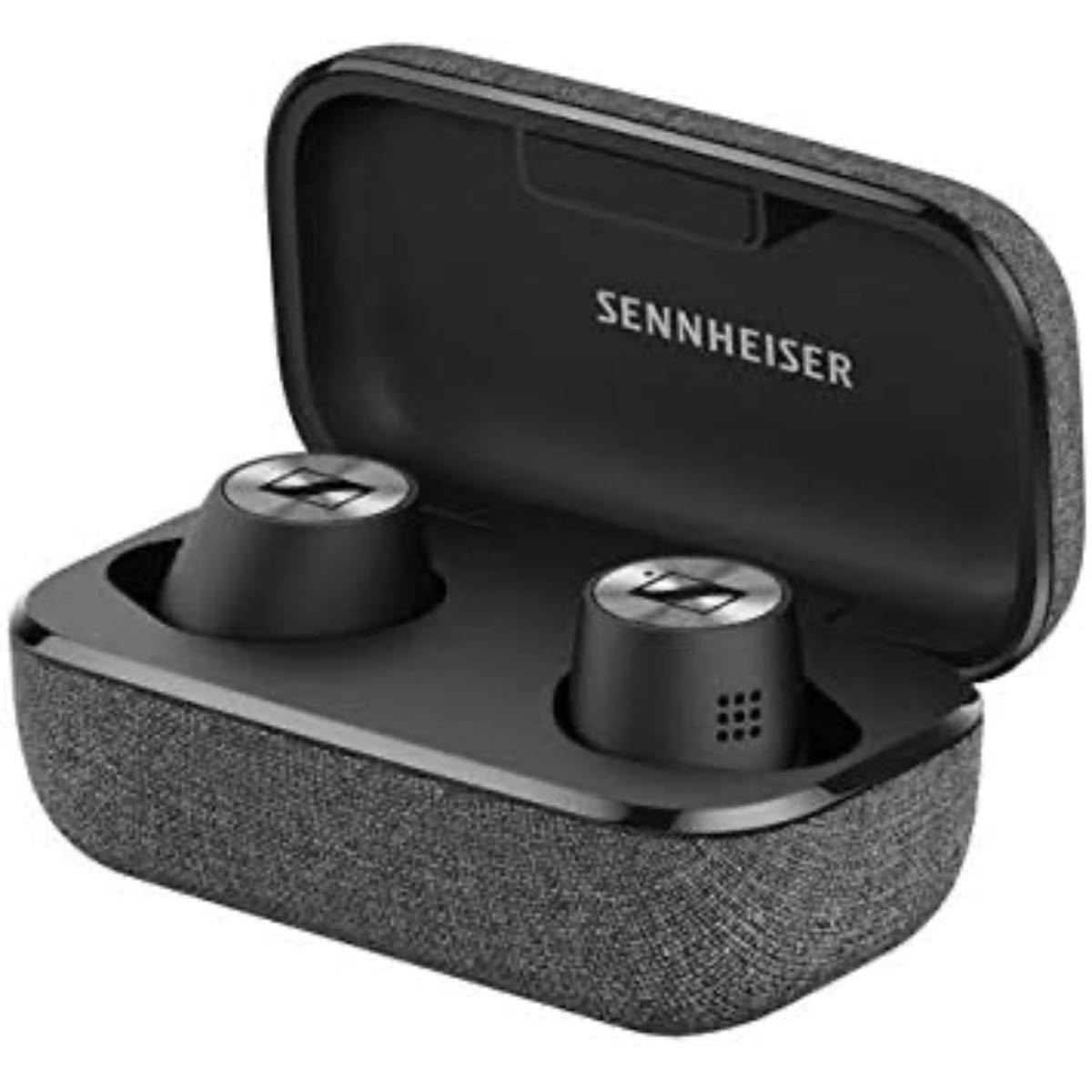 【ジャンク品】Sennheiser ゼンハイザー MOMENTUM True Wireless 2 完全ワイヤレスイヤフォン BLACK ブラックノイズキャンセリング_画像9