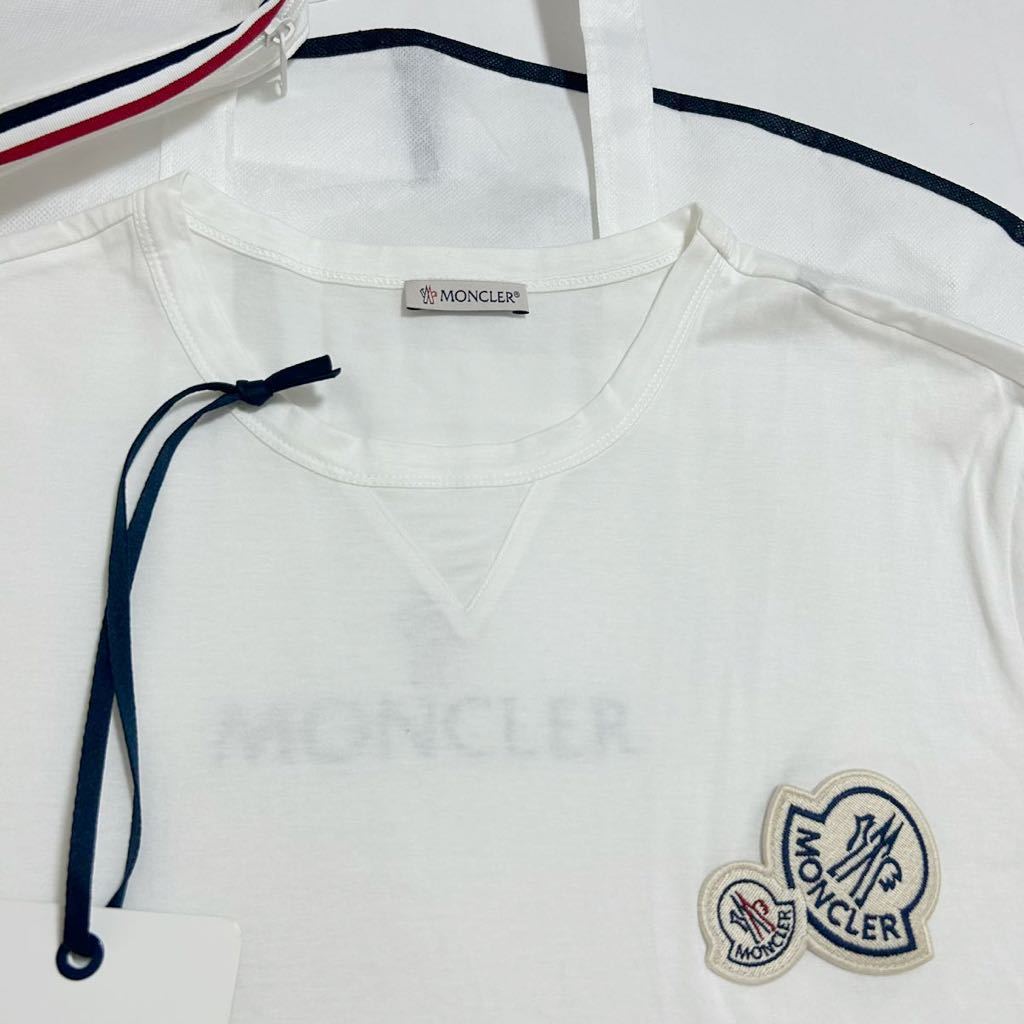 極美品】MONCLER モンクレール ダブルワッペン Tシャツ L半袖Tシャツ