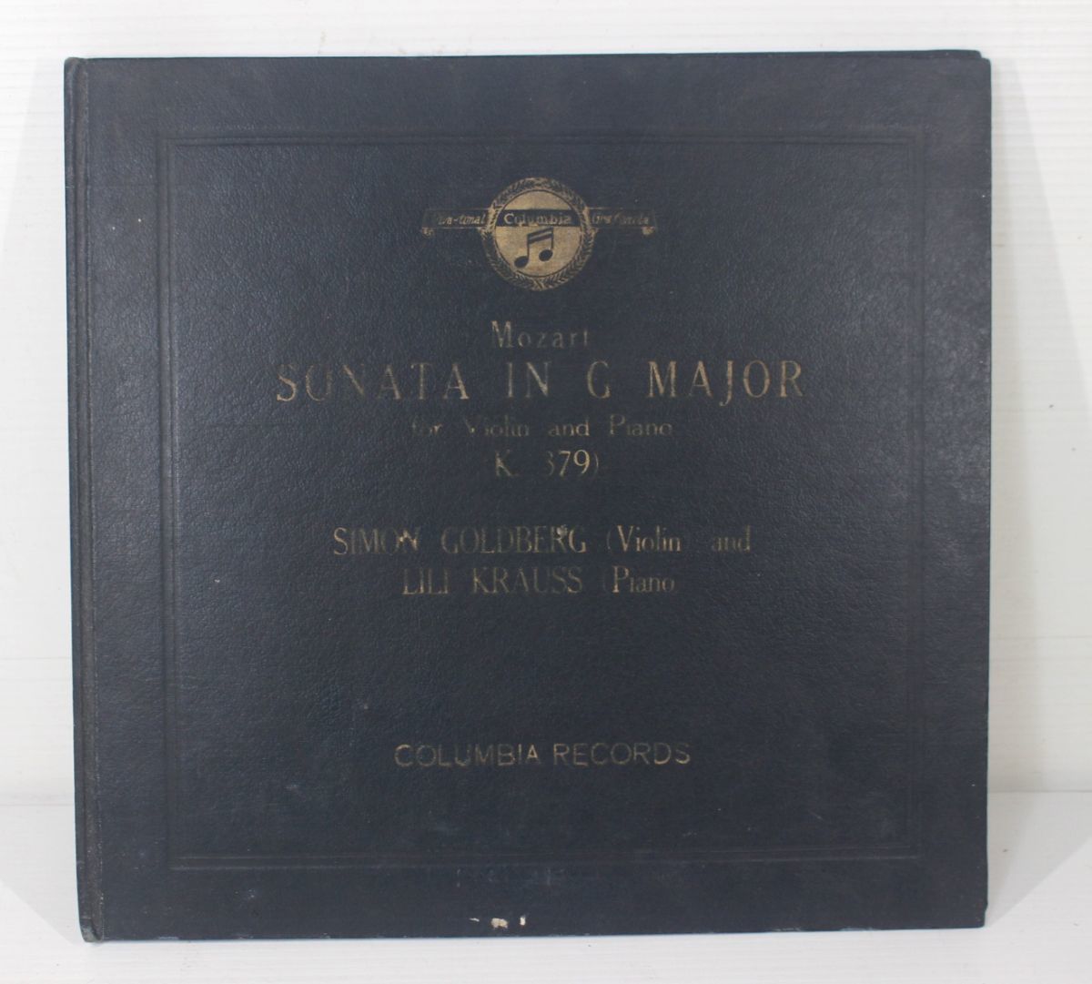 SP盤 2枚組　ヴァイオリン+ピアノ/モーツァルト/SONATA IN G MAJOR/シモン・ゴールドベルク+リリー・クラウス　#2_画像1
