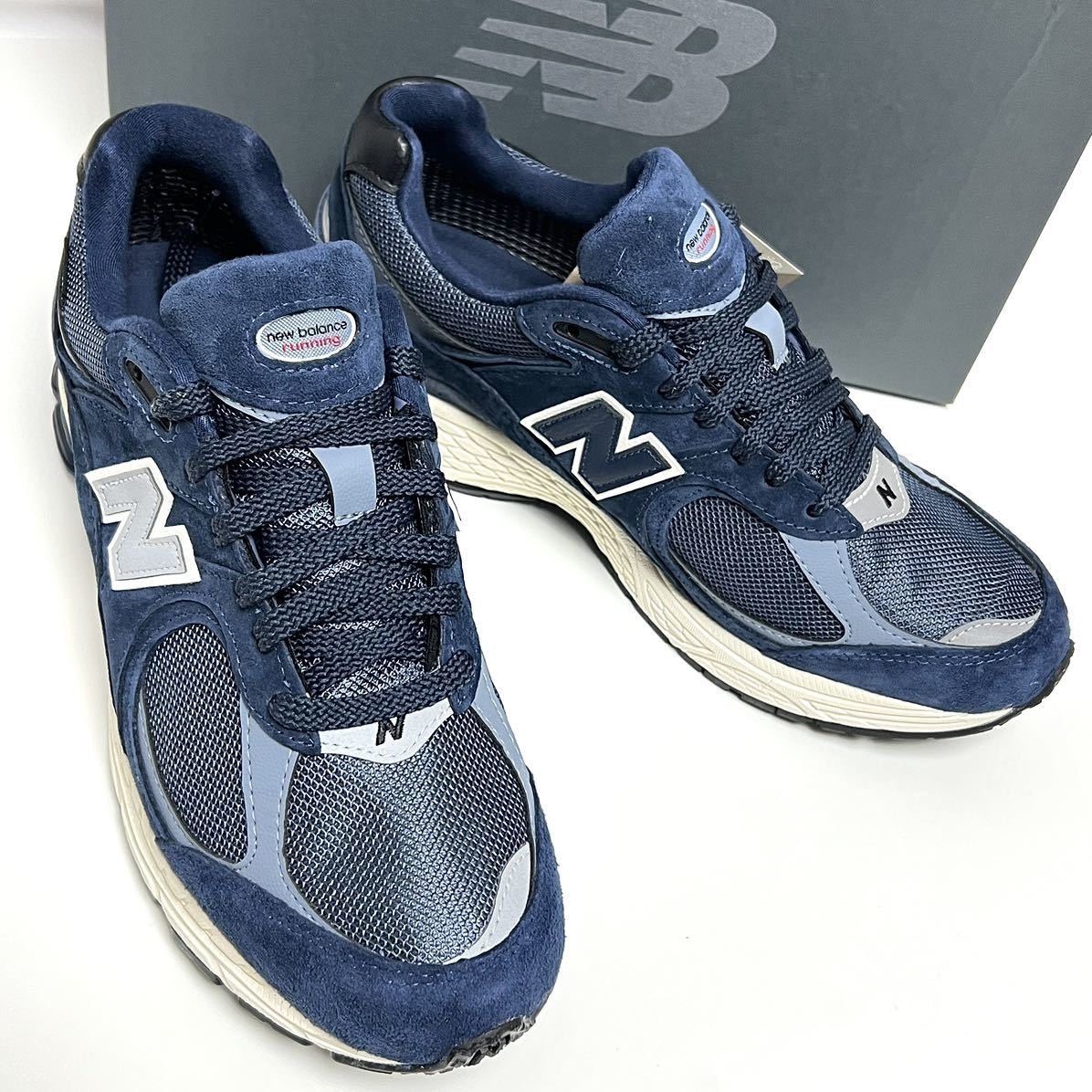 27.5cm 新品 2002R ゴアテックス ネイビー GORETEX 防水 NEWBALANCE ゴア 2002 RXF M2002R レザー GORE-TEX GTX レイン 雨 スニーカー_画像1