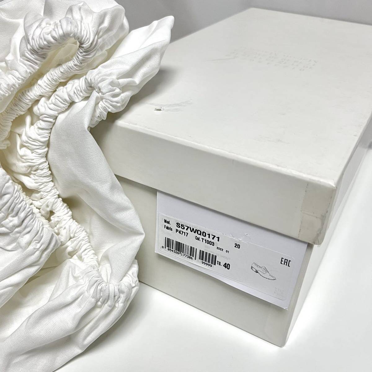 25cm 新品 メゾンマルジェラ TABI タビ レースアップ シューズ 25cm 新品 メゾンマルジェラ TABI タビ レースアップ シューズ