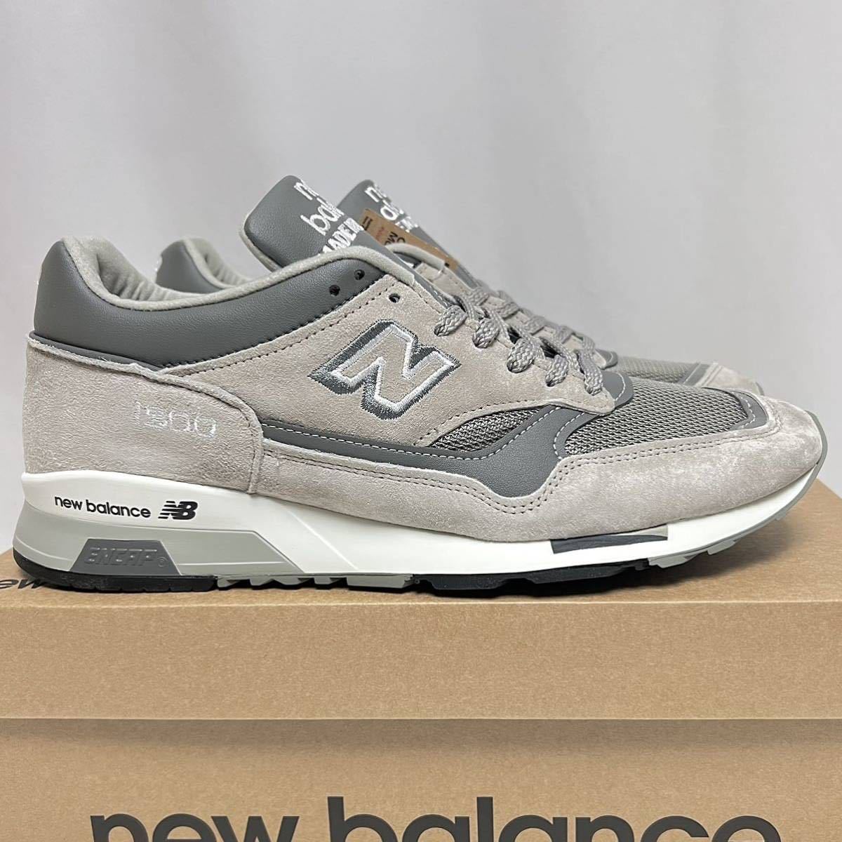 30cm 新品 ニューバランス イギリス製 M1500 PGL グレー ベージュ NEW BALANCE MADE IN ENGLAND 英国製 USA12 ビッグサイズ 1500 1500PGL_画像1