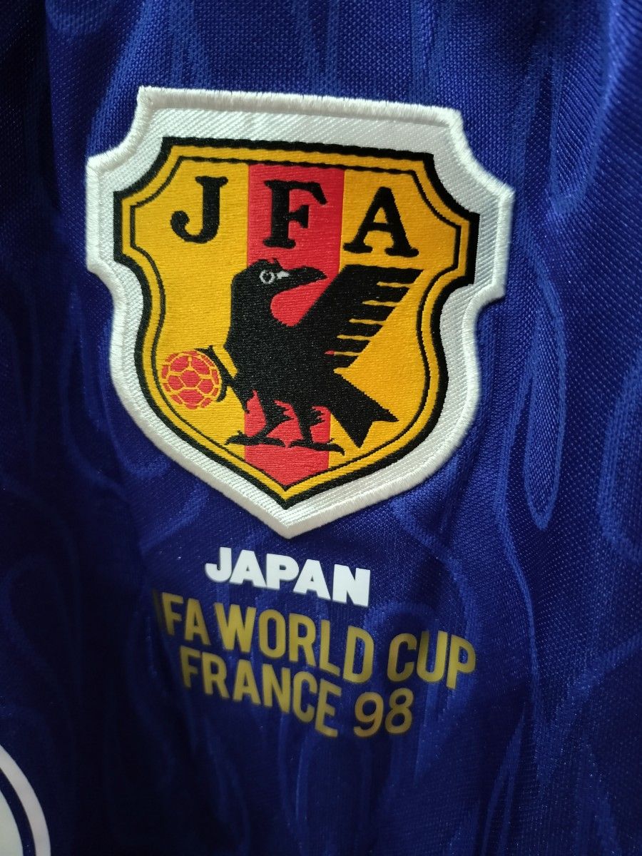 ヴィンテージ　98年フランスW杯日本代表　ユニフォーム　90s 炎モデル
