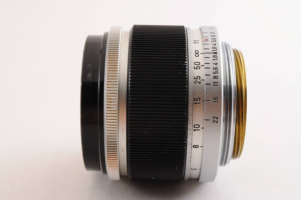 キヤノン CANON Lens 50mm F/1.8 LTM スクリューマウント マニュアルフォーカス フィルムカメラ レンズ @2625_画像7