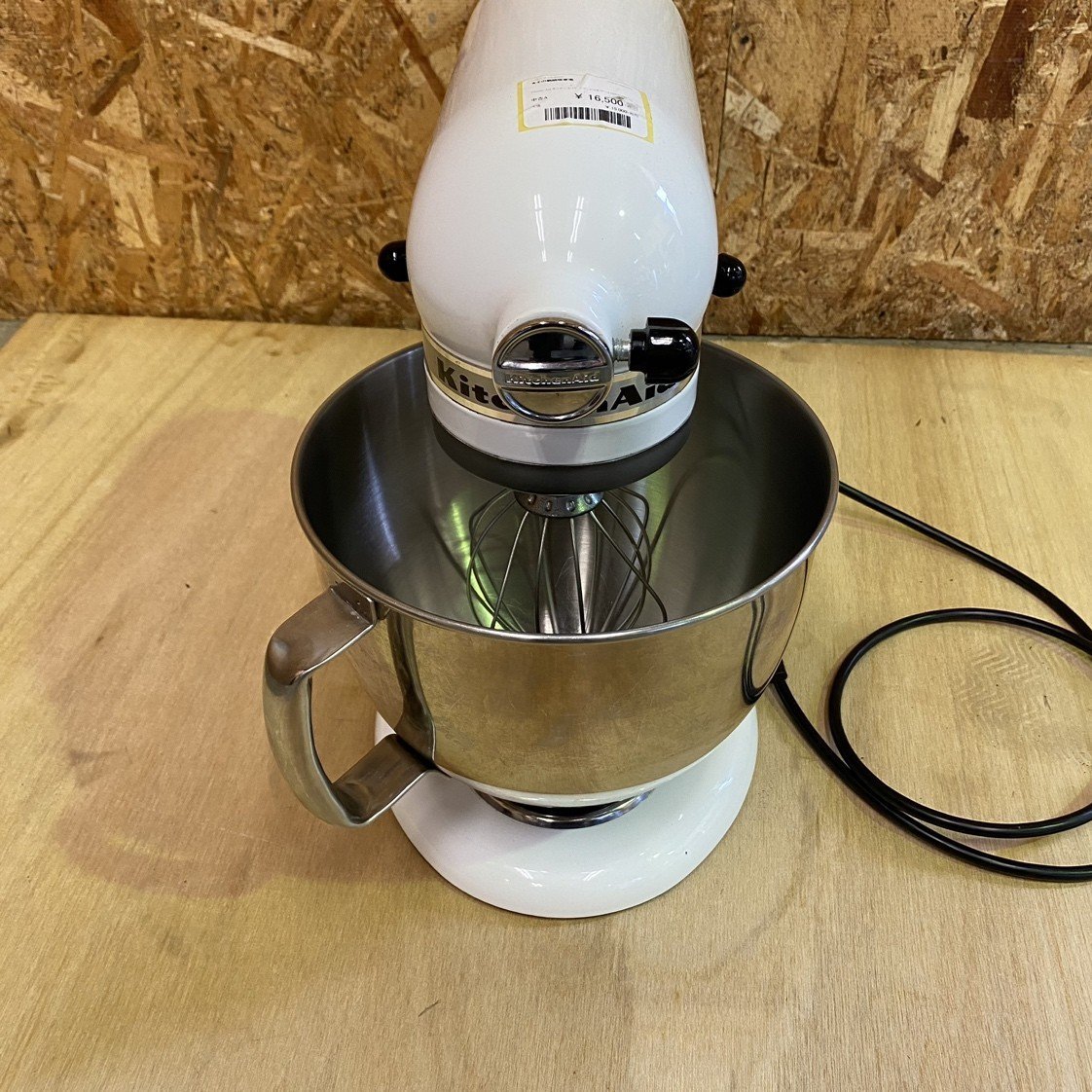 【中古】Kitchen Aid スタンドミキサー　KSM150WH