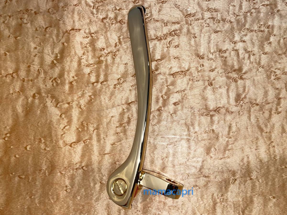 新品 Bigsby 純正 0847G Handle Assembly Duane Eddy Flat Style Tailpiece Gold ビグスビー デュアン エディ フラット ハンドル ゴールドパーツ