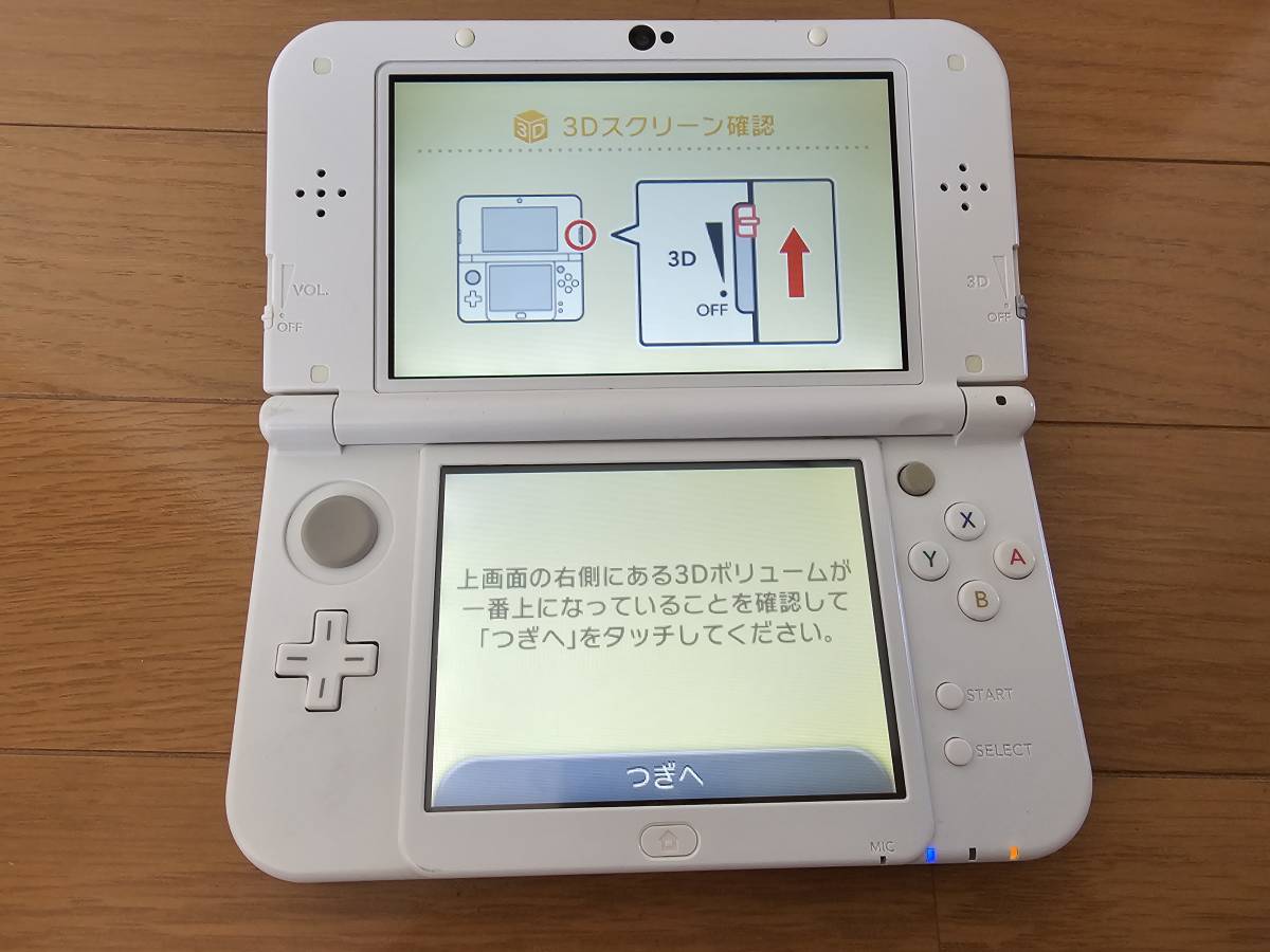 Newニンテンドー3DS LL パールホワイト 本体のみ ジャンク扱い