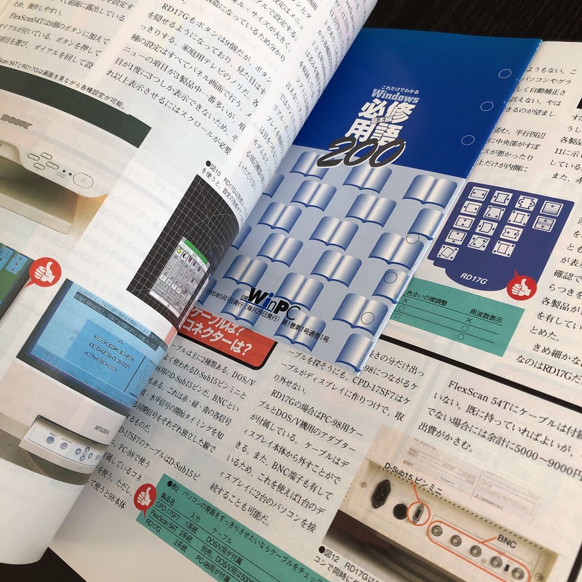 リ73 日経WinPC 1995年5月 ウインピーシー パソコン活用誌 Windows インターネット アダプター 資料 機能 ソフト 使い方 電子 ゲーム_画像5