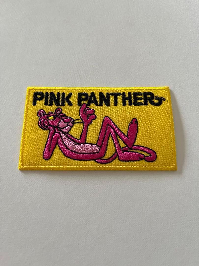ピンクパンサーPINK PANTHER　刺繍ワッペン　アイロンパッチ