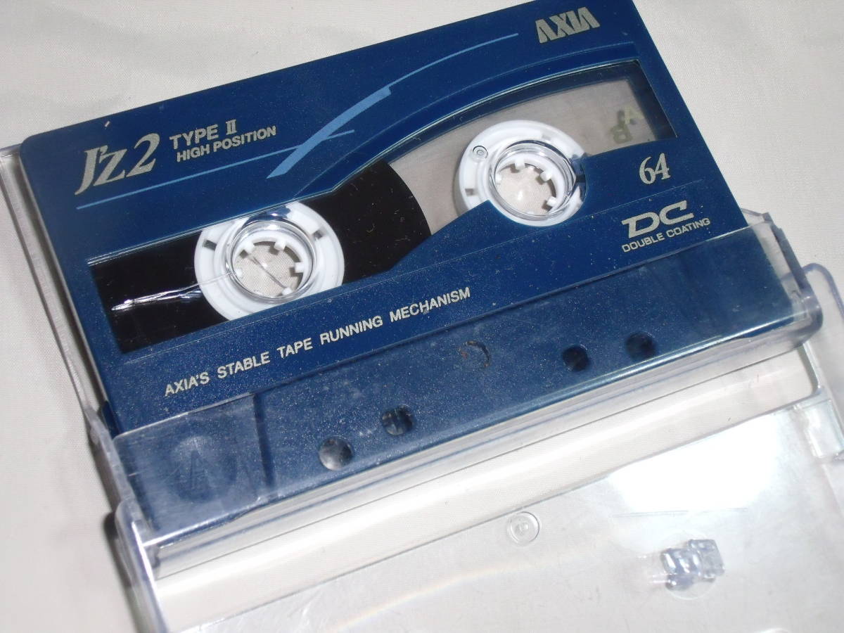 使用済み　中古　カセットテープ　富士アクシア　J’ｚ２　Type1　ノーマル 64分　1本　爪あり　No1594_画像1