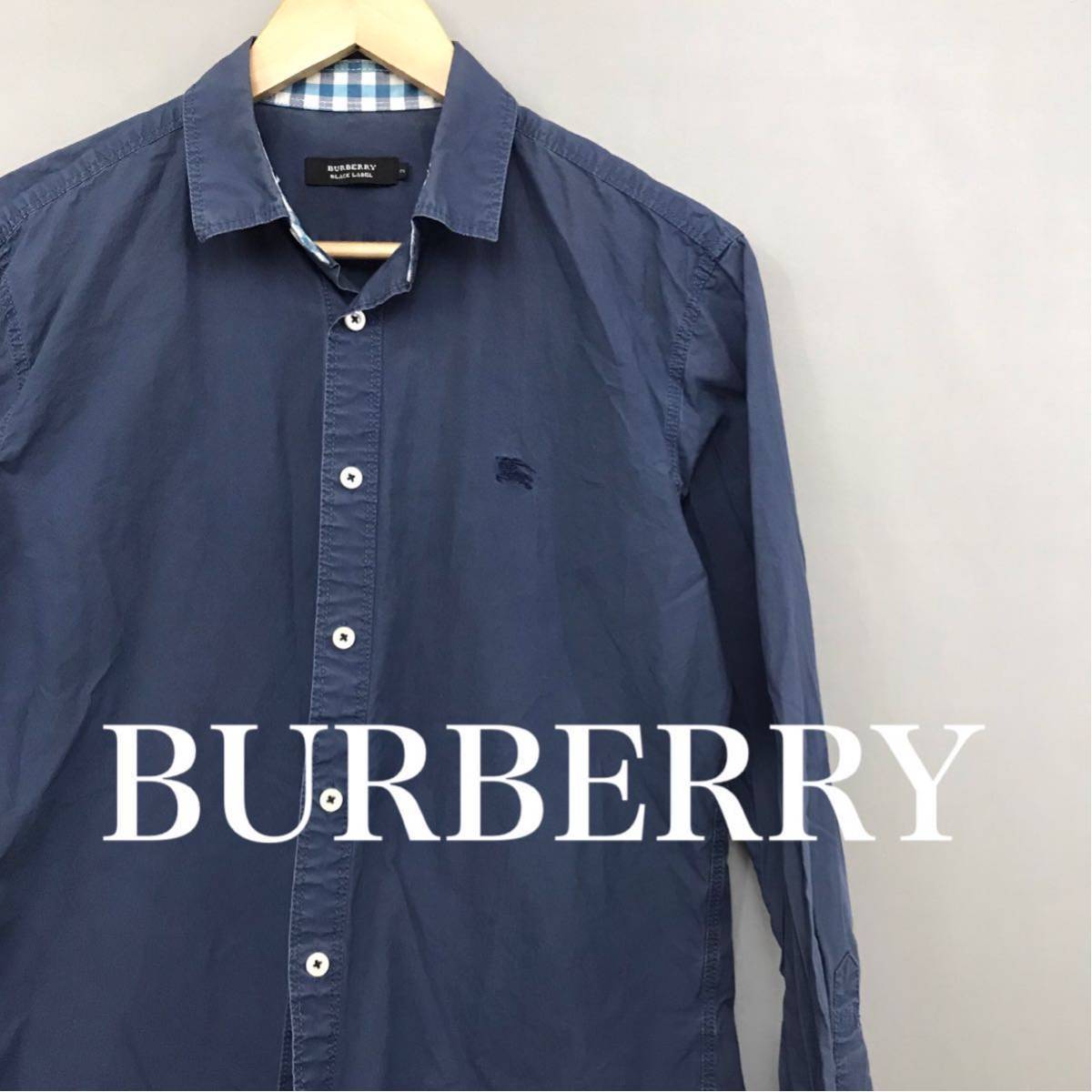 バーバリー BURBERRY BLACK LABEL 三陽商会 長袖 シャツ ギンガム