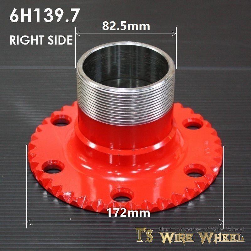 ワイヤーホイール T's WIRE タワーアダプター 6穴（6H139.7） 1個 （D21 D22 ダットサン ダットラ B2200）_画像8