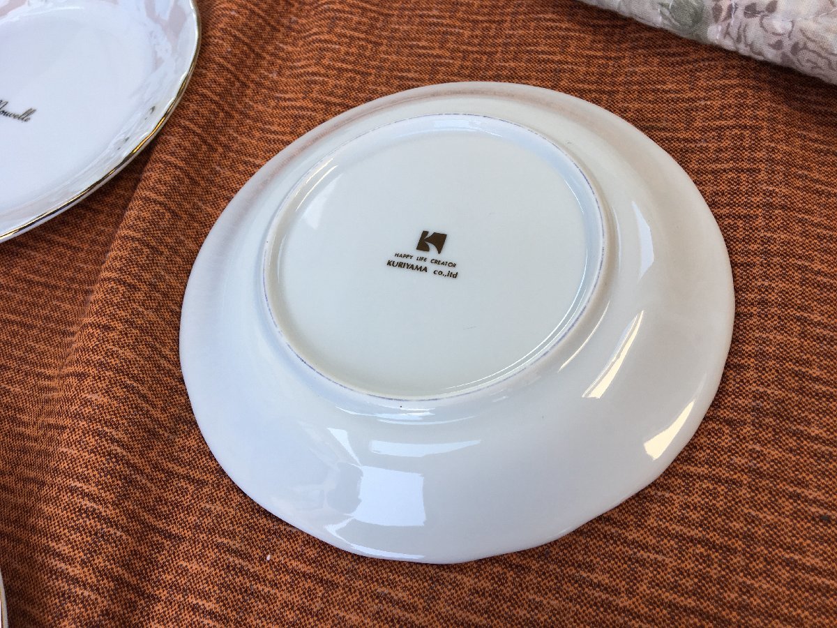 【御縁～】6点 KURIYAMA パーティーセット クリヤマ 未使用品 ヌーベル 大皿 中皿 食器 陶磁器 プレート テーブルウェア_KURIYAMA 