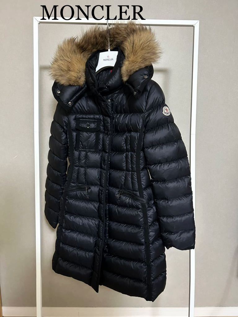 ダウンコート モンクレール MONCLER フード付きダウンコート リアル