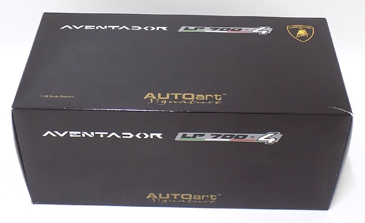 1S204□■AUTOart 1/18 ランボルギーニ アヴェンタドール LP700-4 マットブラック■□【ニューポーン】_画像7