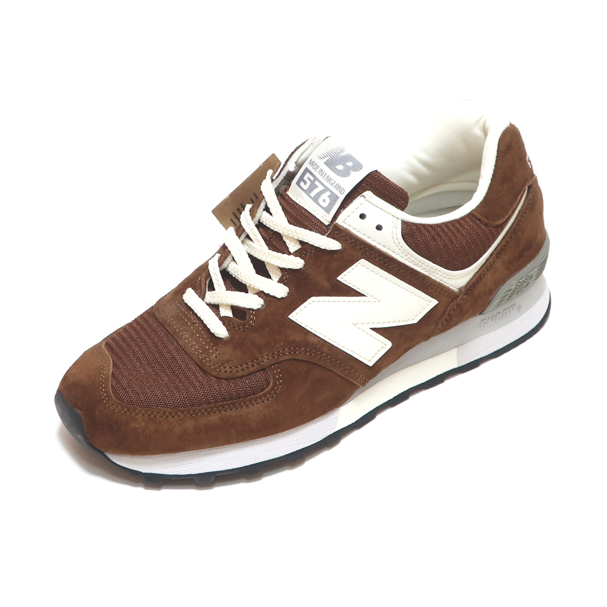 NEW BALANCE OU576BRN BROWN SUEDE US8.5 26.5cm MADE IN UK M576 ENGLAND ( ニューバランス 576 スウェード ブラウン 茶色 UK製 )_画像4