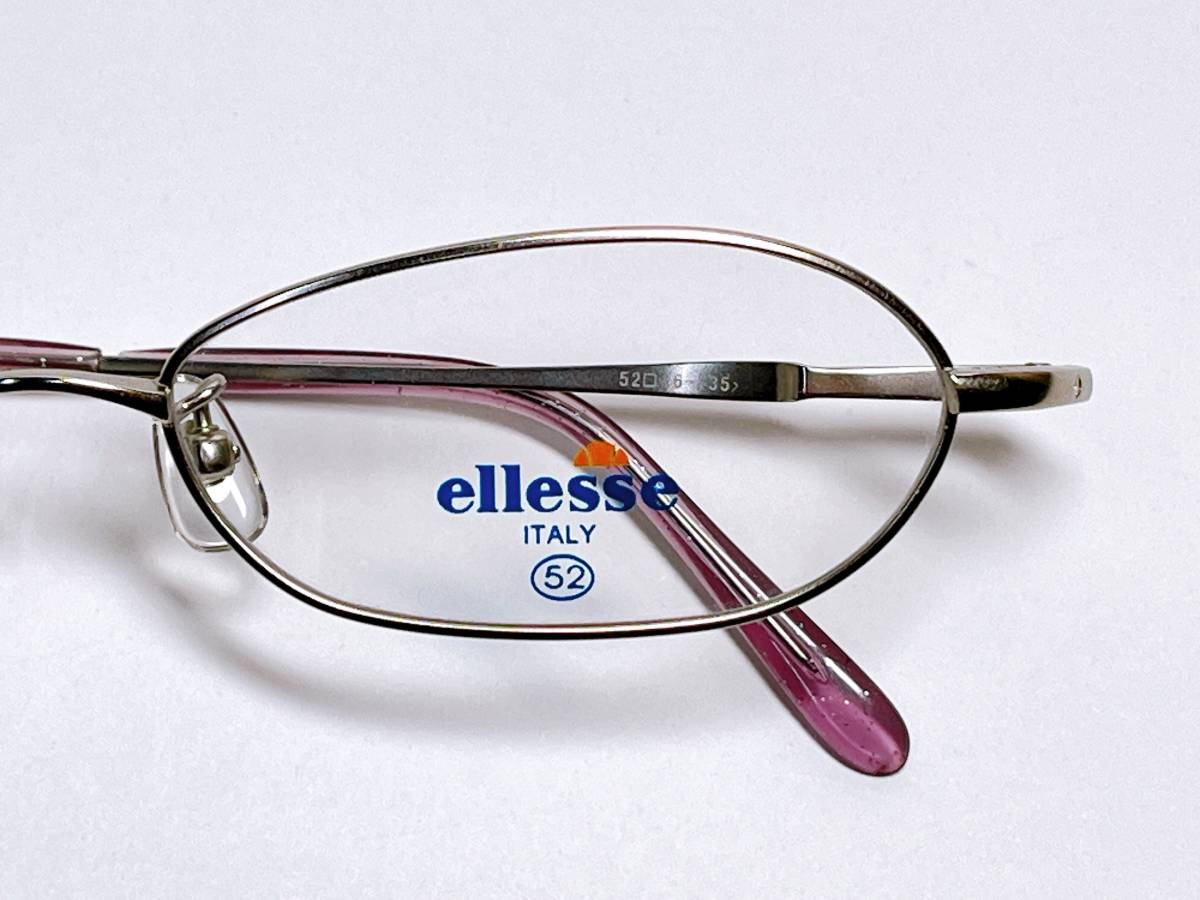 エレッセ　ellesse　メガネ　★　チタン　軽量　シルバー　★　スリム　可愛い　メガネフレーム　眼鏡_画像4