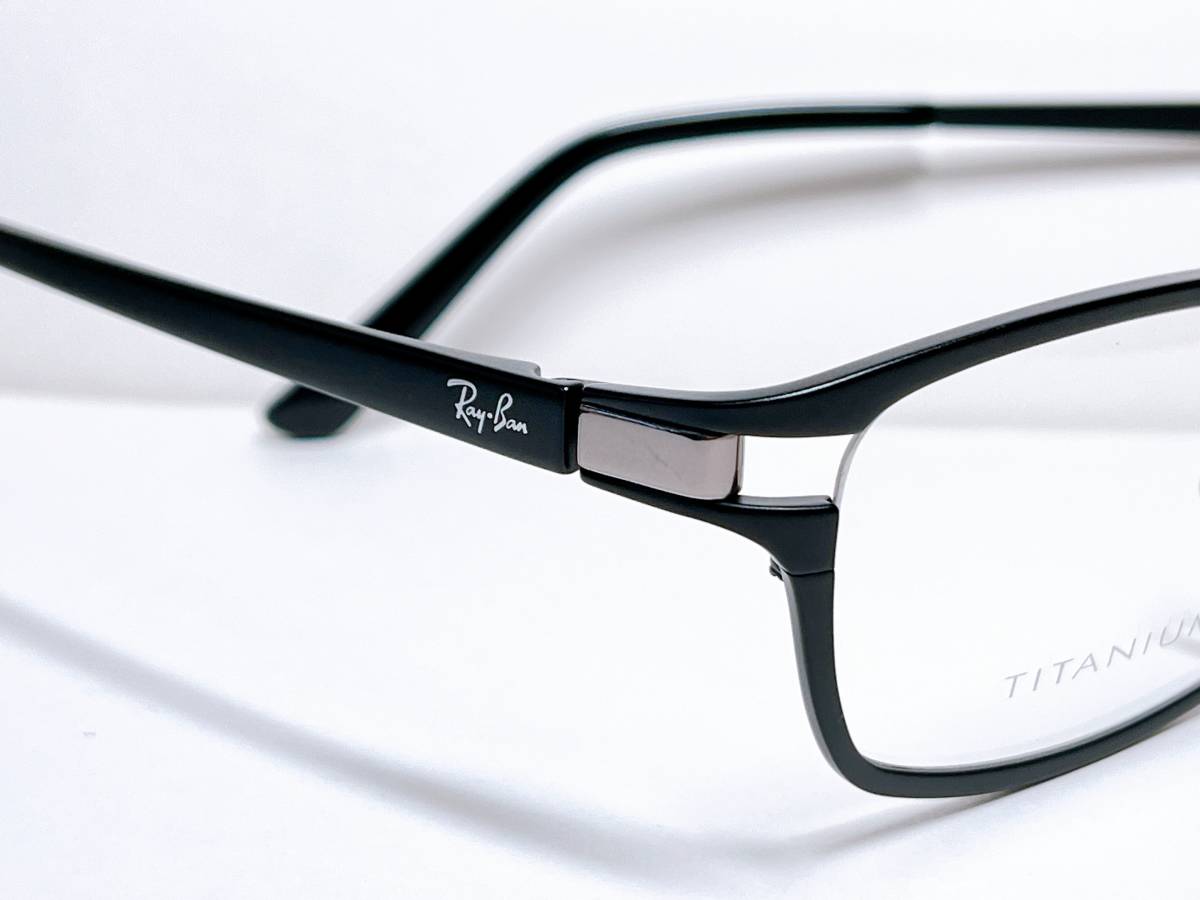 Ray-Ban 偏光レンズ　メタルフレーム　ケース付 レイバン Ray Ban メガネ メタル 黒 チタン 軽量 ブラック