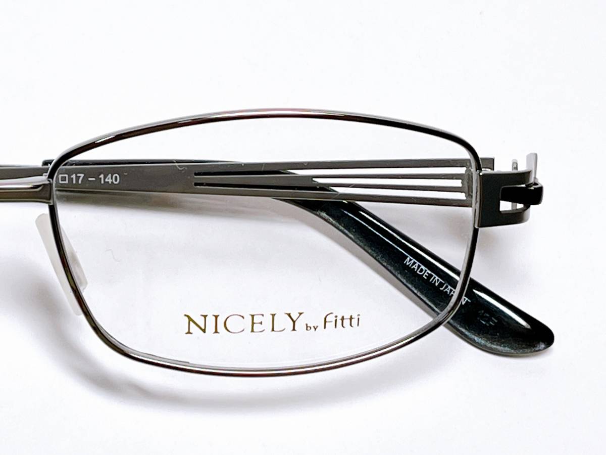 ベータチタン 軽量 メガネ ★ チタン 日本製 バネ付き グレー ★ メガネフレーム
