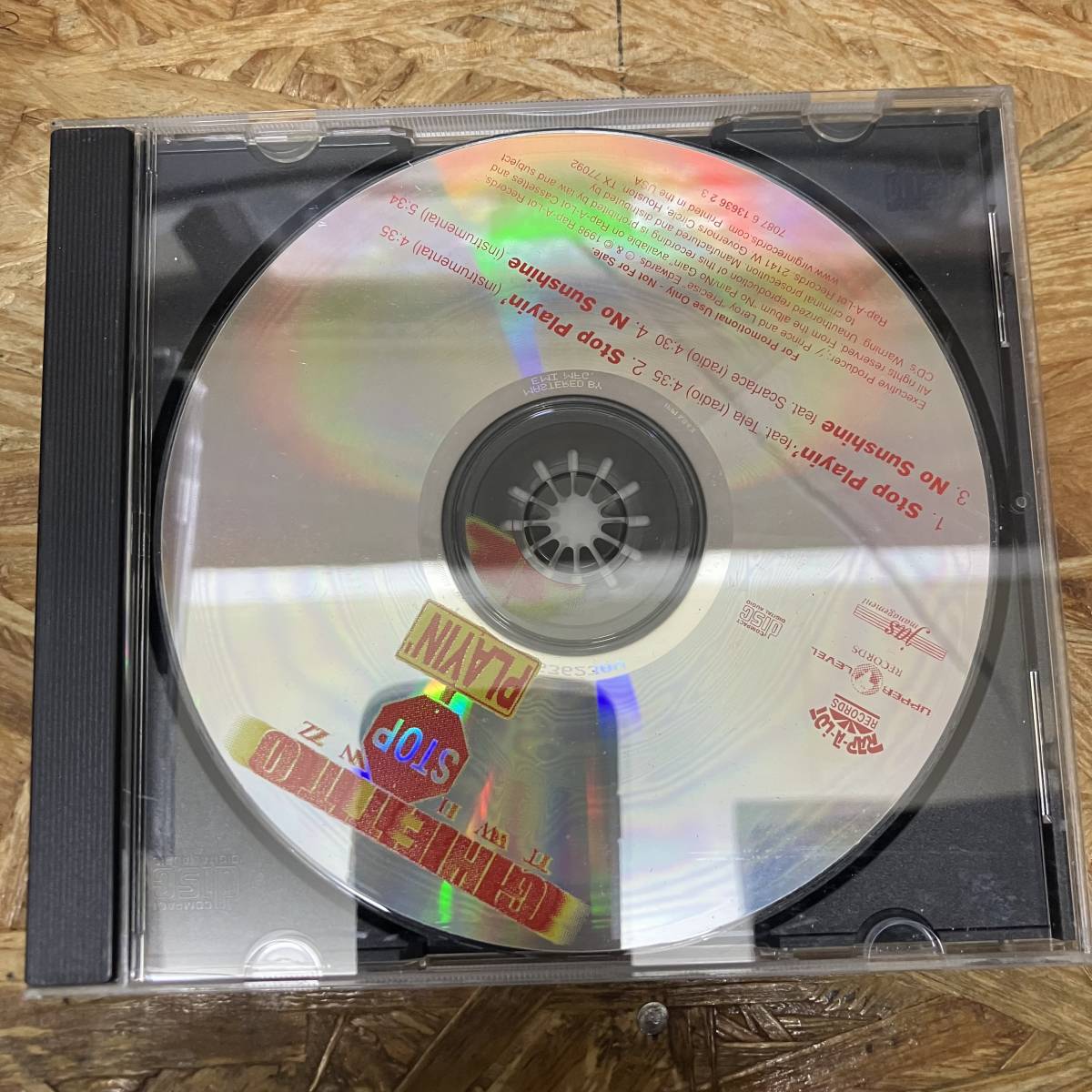 シ● HIPHOP,R&B GHETTO TWIINZ - STOP PLAYIN' INST,シングル CD 中古品_画像1
