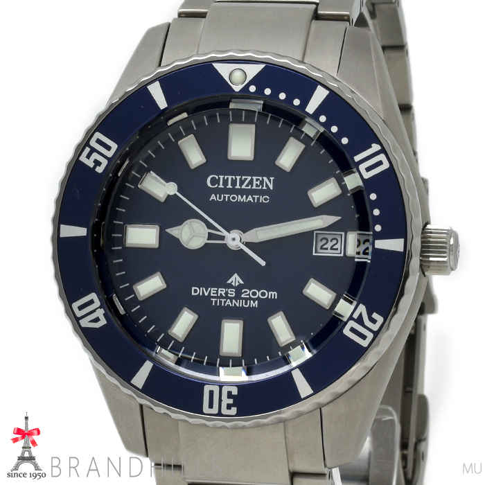 海外ブランド 腕時計 シチズン メンズ 美品 CITIZEN NB6021-68L