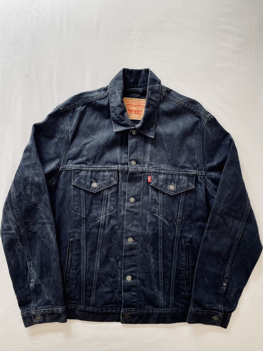 送料無料 メキシコ製 レア リーバイス 70797 XL OVERDYE デニムジャケット / LEVI'S 70506 70505 Gジャン  オーバダイ MEXICO 3rd